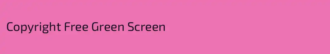 Copyright Free Green Screen